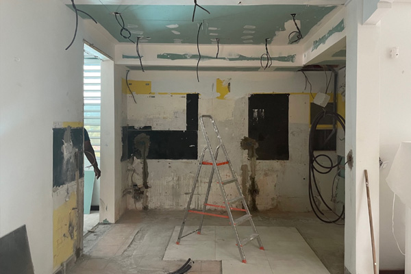 cuisine pendant les travaux