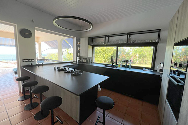 cuisine plan de travail bois