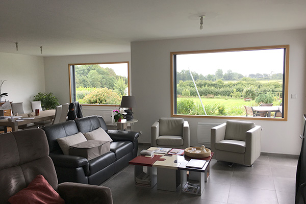 Séjour salle à manger avant travaux