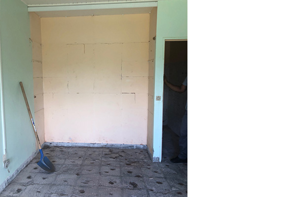 démontage du placard