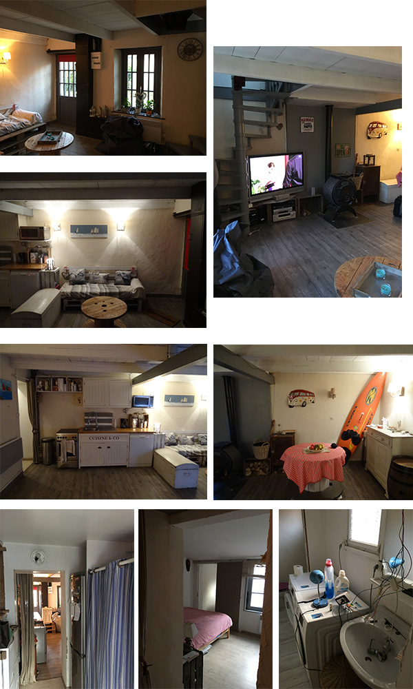 photos des differentes pièces avant rénovation 