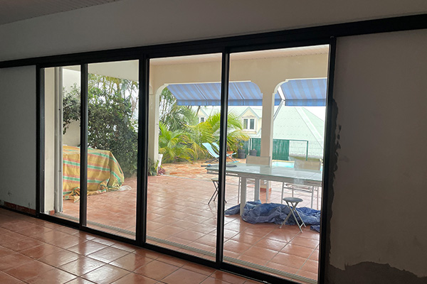 salon pendant les travaux