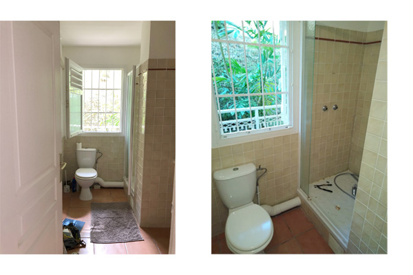 salle de bain avant travaux