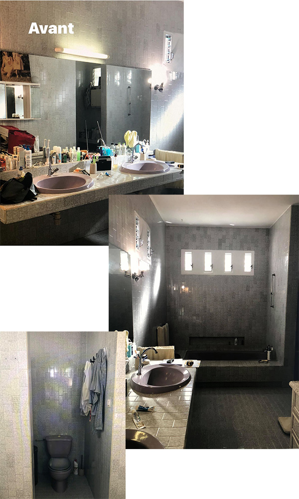 salle de bain avant rénovation