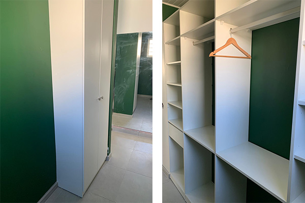 dressing après les travaux