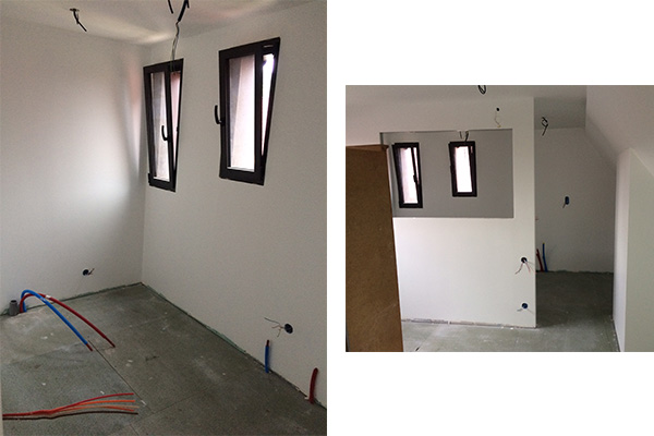 photo chantier avant de faire une chambre